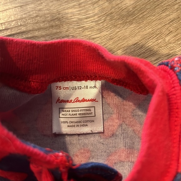 Hanna Anderson XO valentines footie - Picture 4 of 5